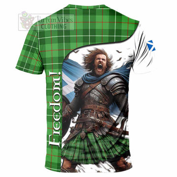 Boyle Crest Tartan T-Shirt Inspired by the Freedom of Scottish Warrior