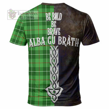 Boyle Tartan Family Crest T-Shirt Alba Gu Brath Be Brave Lion Ancient Style - Tartan Vibes Clothing