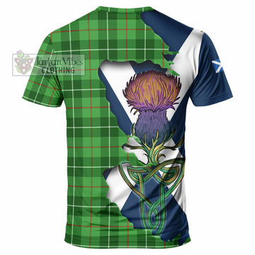 Boyle Tartan Family Crest T-Shirt Scottish Thistle Celtic Inspired - Tartan Vibes Clothing