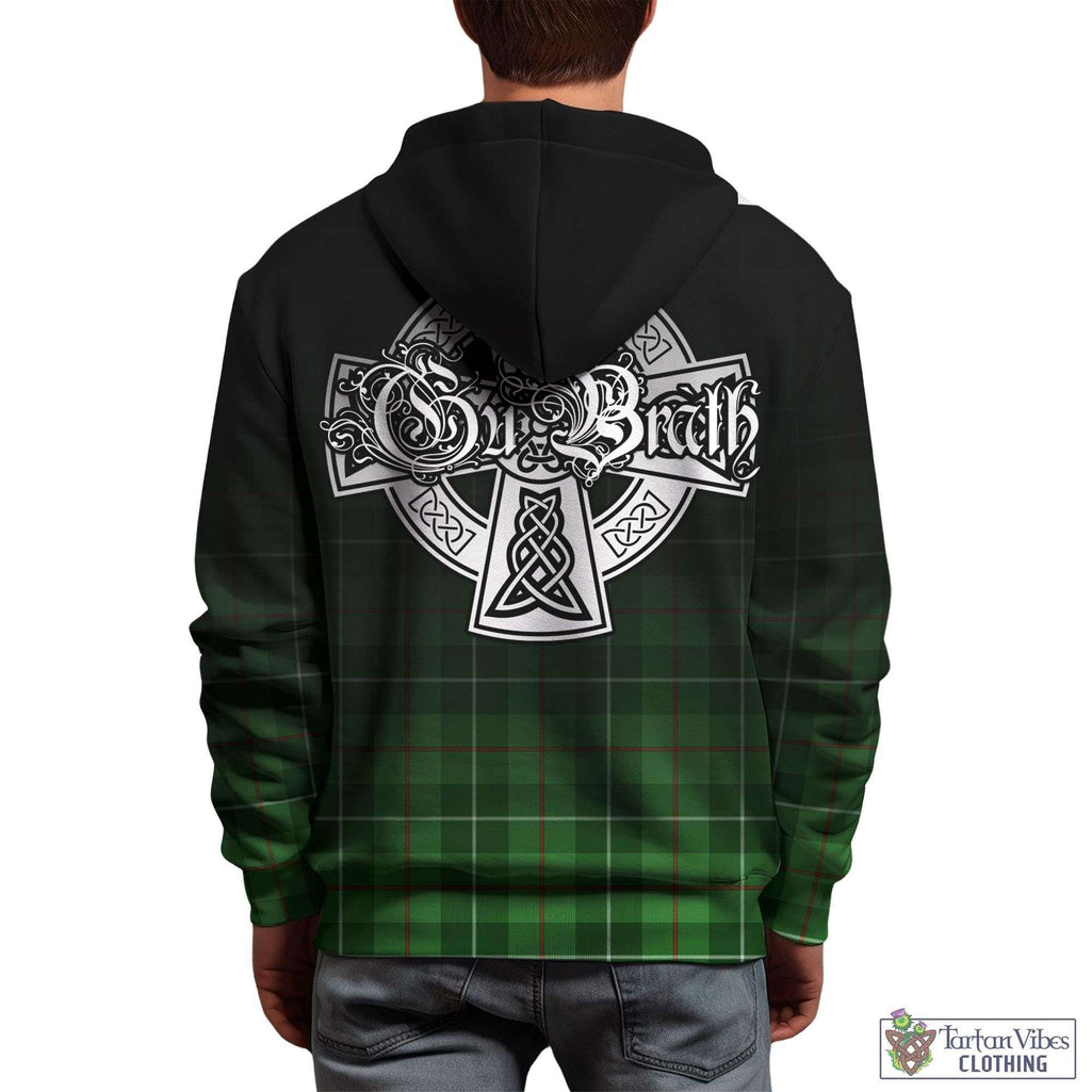 Tartan Vibes Clothing Boyle Tartan Hoodie Featuring Alba Gu Brath Family Crest Celtic Inspired