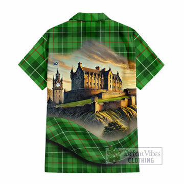 Boyle Tartan Family Crest Hawaiian Shirt with Scottish Ancient Castle Style - Tartan Vibes Clothing