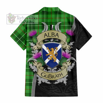 Boyle Tartan Family Crest Hawaiian Shirt Lion Rampant Royal Thistle Shield Celtic Inspired - Tartan Vibes Clothing