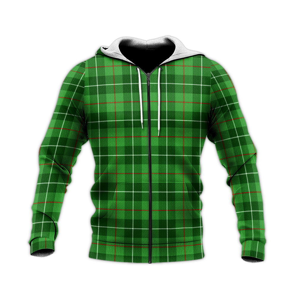 Boyle Tartan Knitted Hoodie Unisex Knitted Zip Hoodie - Tartanvibesclothing