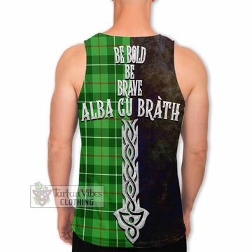Boyle Tartan Family Crest Men's Tank Top Alba Gu Brath Be Brave Lion Ancient Style - Tartan Vibes Clothing