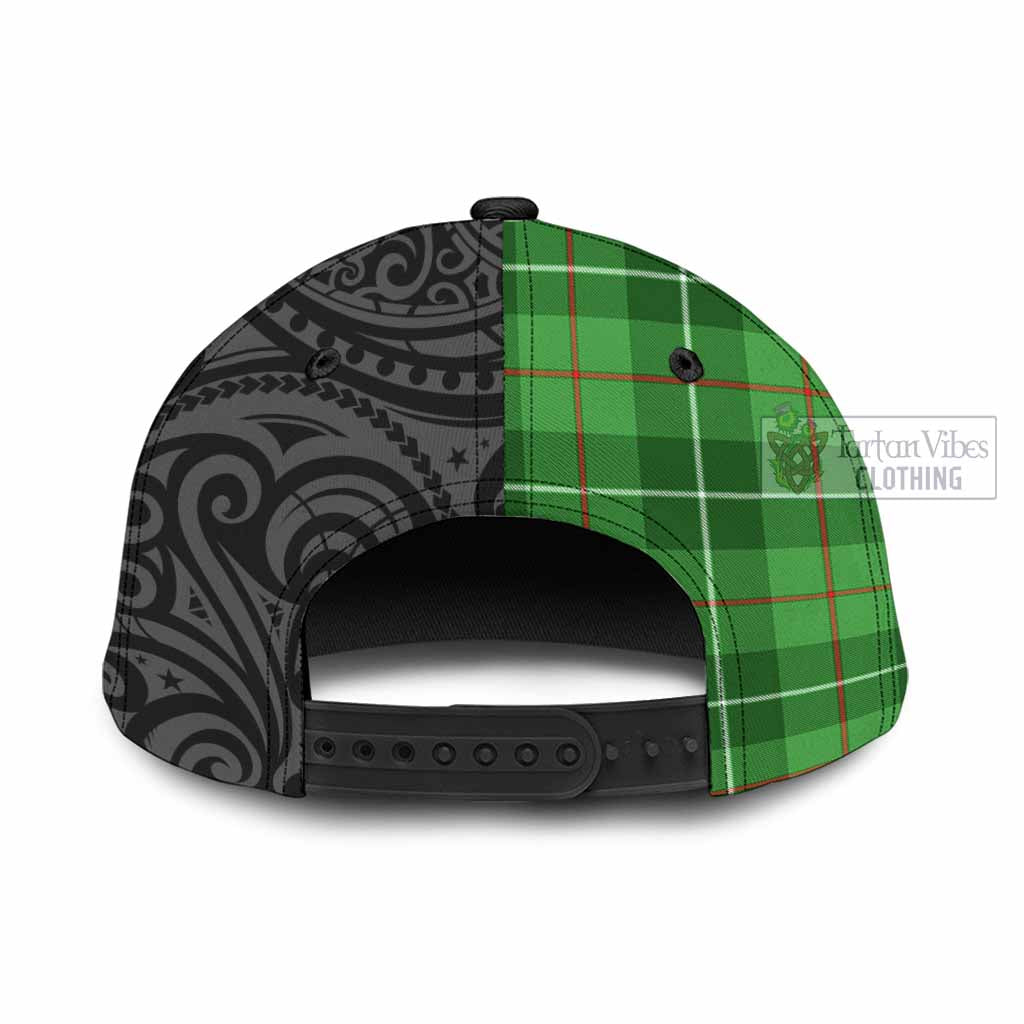 Tartan Vibes Clothing Boyle Tartan Classic Cap with New Zealand Silver Fern Half Style