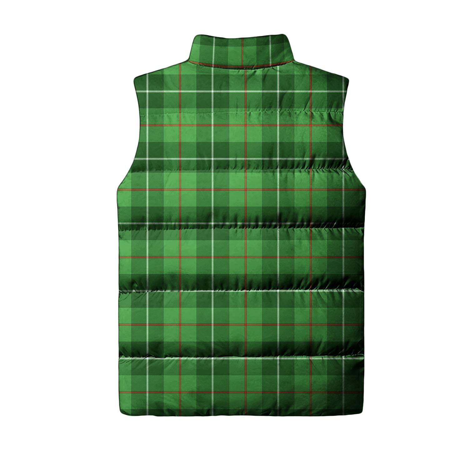 Boyle Tartan Sleeveless Puffer Jacket with Family Crest - Tartanvibesclothing