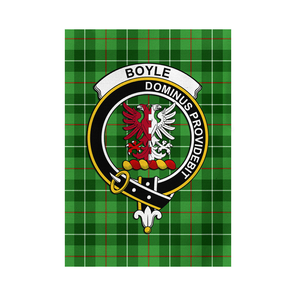 Boyle Tartan Flag with Family Crest - Tartan Vibes Clothing