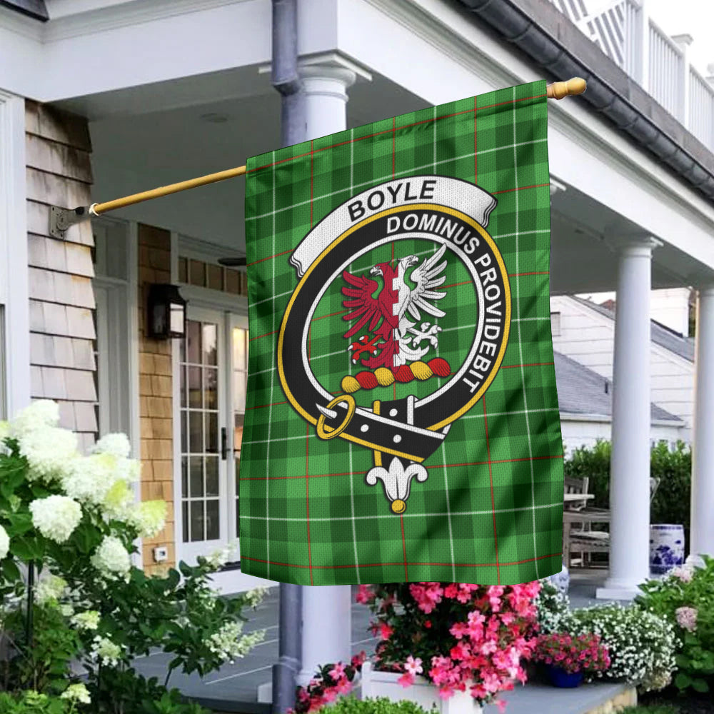 Boyle Tartan Flag with Family Crest - Tartan Vibes Clothing