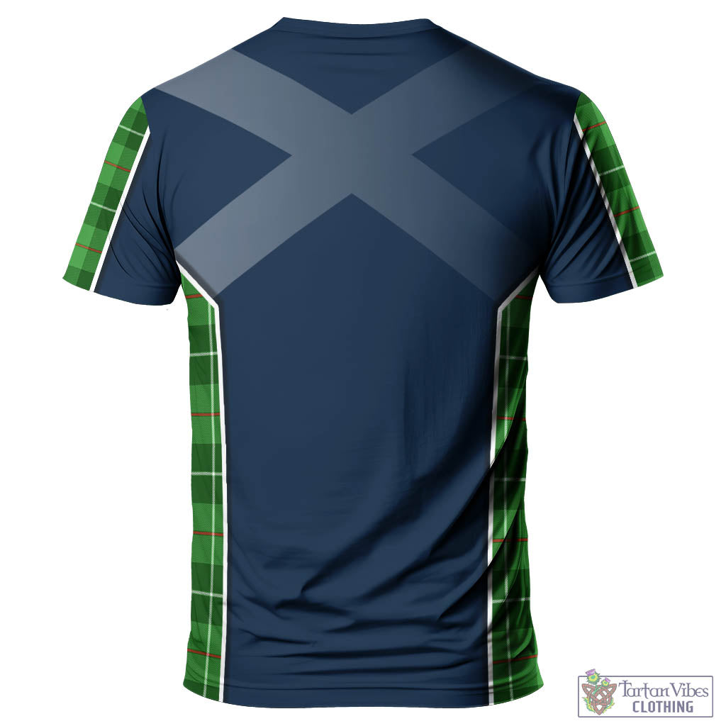 Tartan Vibes Clothing Boyle Tartan T-Shirt with Family Crest and Scottish Thistle Vibes Sport Style