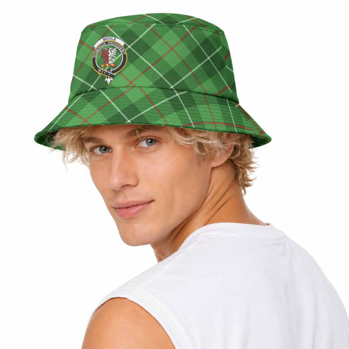 Boyle Tartan Bucket Hat with Family Crest - Tartan Vibes Clothing
