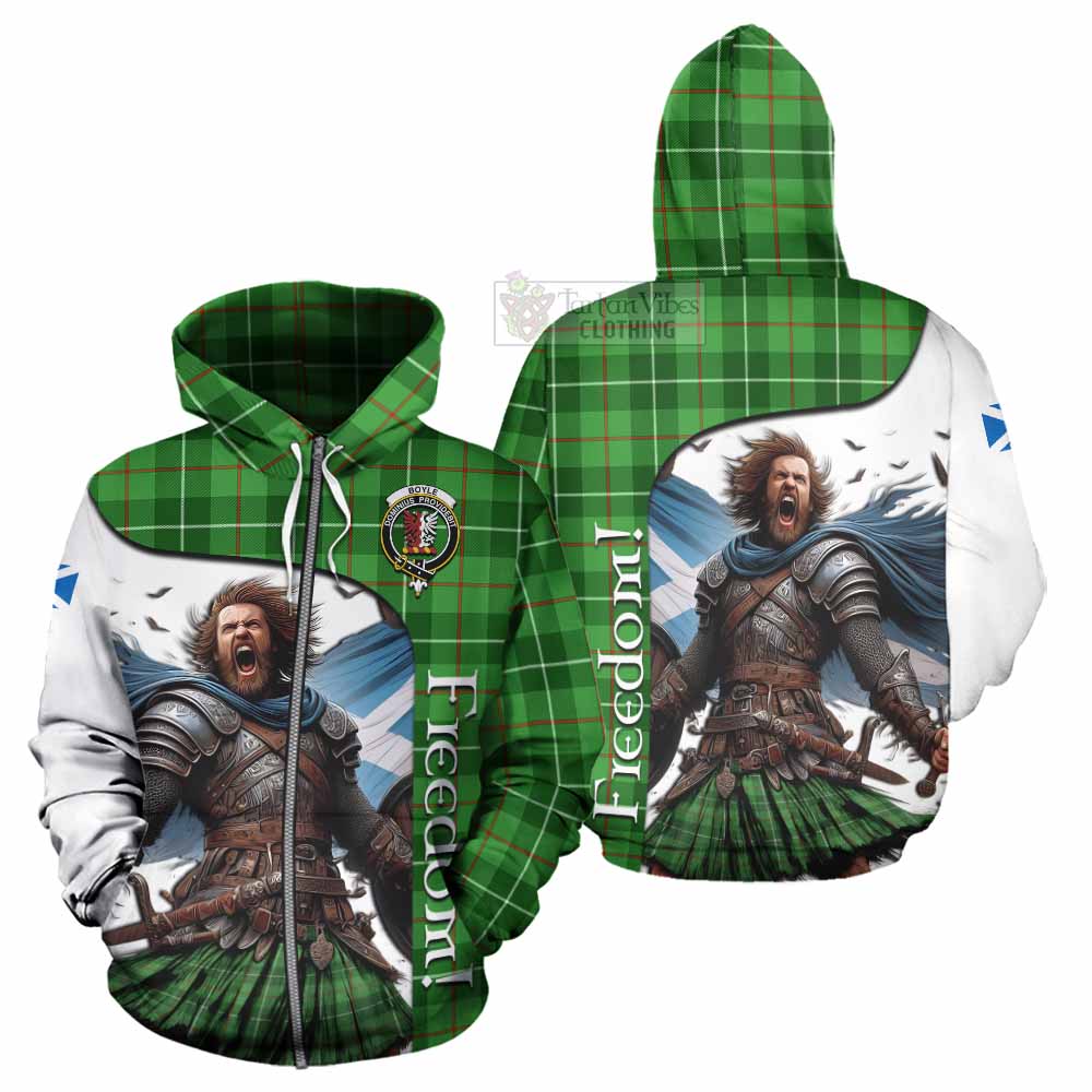 Tartan Vibes Clothing Boyle Crest Tartan Hoodie Inspired by the Freedom of Scottish Warrior