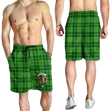 Boyle Tartan Mens Shorts with Family Crest - Tartan Vibes Clothing