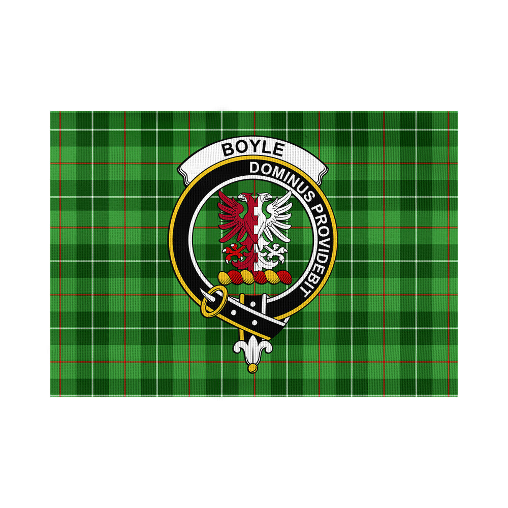 Boyle Tartan Flag with Family Crest - Tartan Vibes Clothing