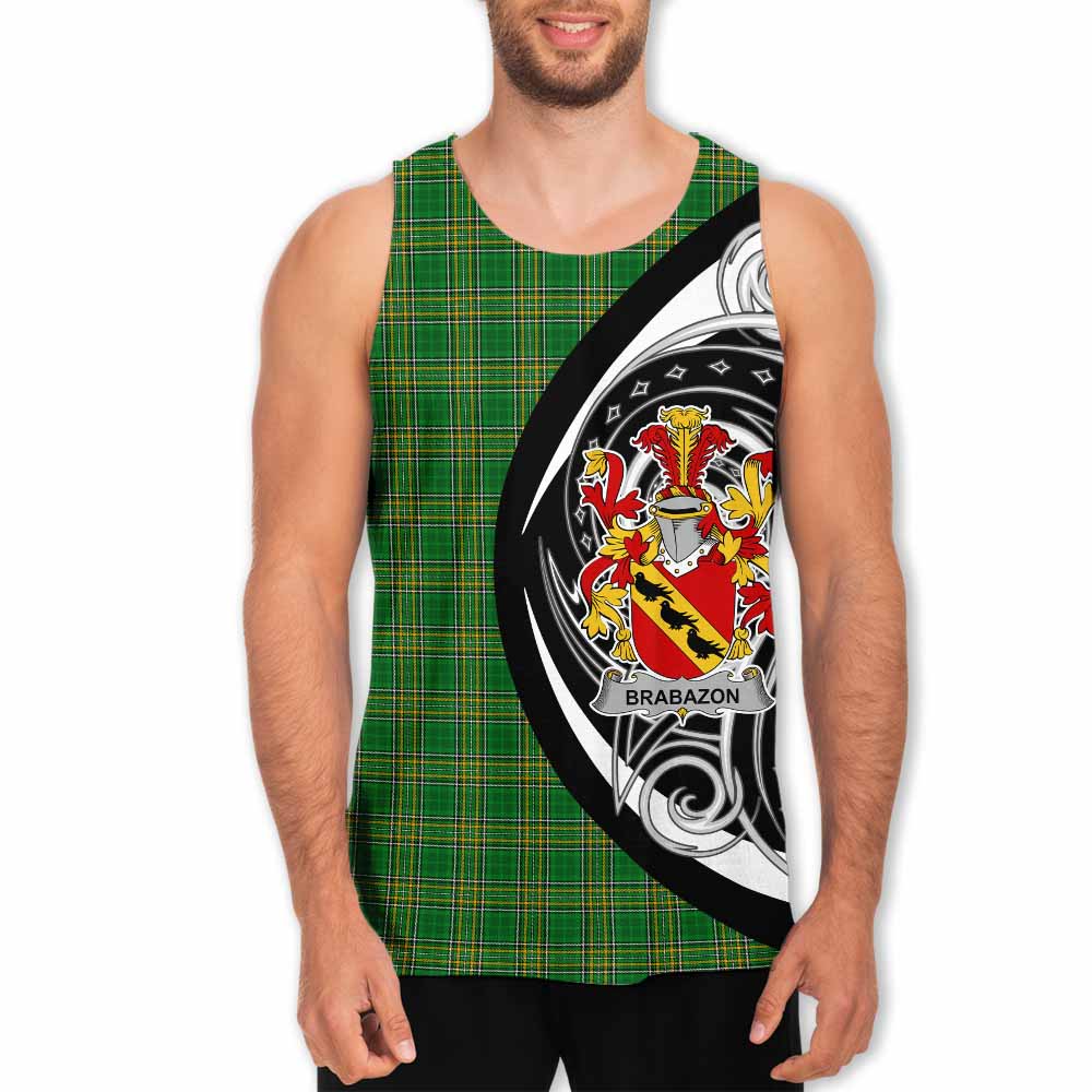 Brabazon Irish Clan Men's Tank Top Celtic Circle Style Men - Tartan Vibes Clothing