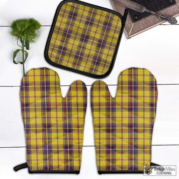 Bracken Tartan Combo Oven Mitt & Pot-Holder Black - Tartan Vibes Clothing