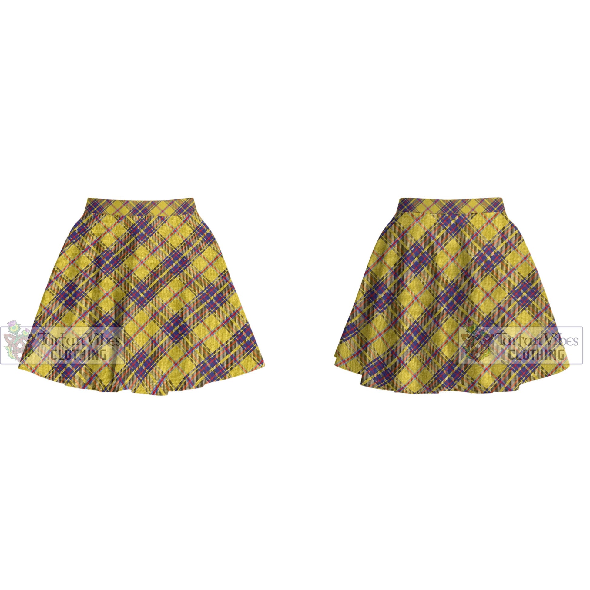 Tartan Vibes Clothing Bracken Tartan Women's Plated Mini Skirt