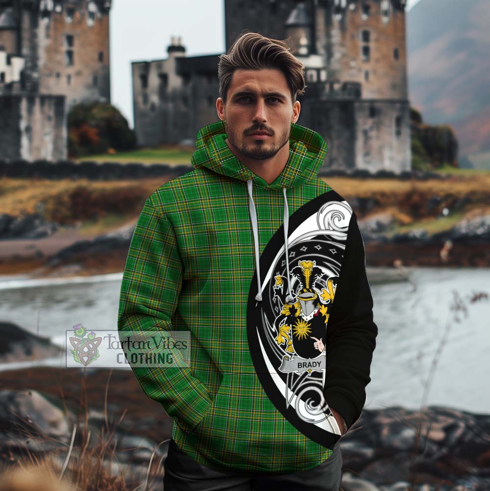 Brady Irish Clan Cotton Hoodie Celtic Circle Style - Tartan Vibes Clothing