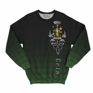 Bramhall Irish Clan Sweatshirt with Coat of Arms Erin Go Bragh Celtic Inspired Unisex - Tartan Vibes Clothing