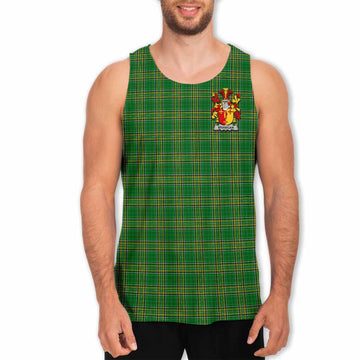 Branigan Irish Clan Tartan Men's Tank Top with Coat of Arms