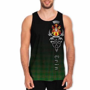 Breen Irish Clan Men's Tank Top with Coat of Arms Erin Go Bragh Celtic Inspired Men - Tartan Vibes Clothing