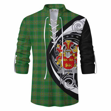 Brien Irish Clan Ghillie Kilt Shirt Celtic Circle Style Men - Tartan Vibes Clothing