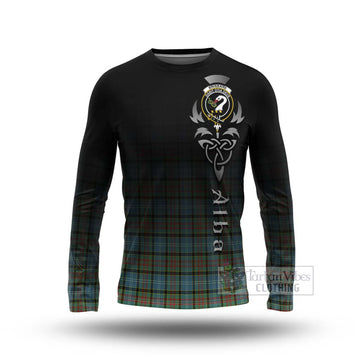 Brisbane Tartan Long Sleeve T-Shirt Featuring Alba Gu Brath Family Crest Celtic Inspired