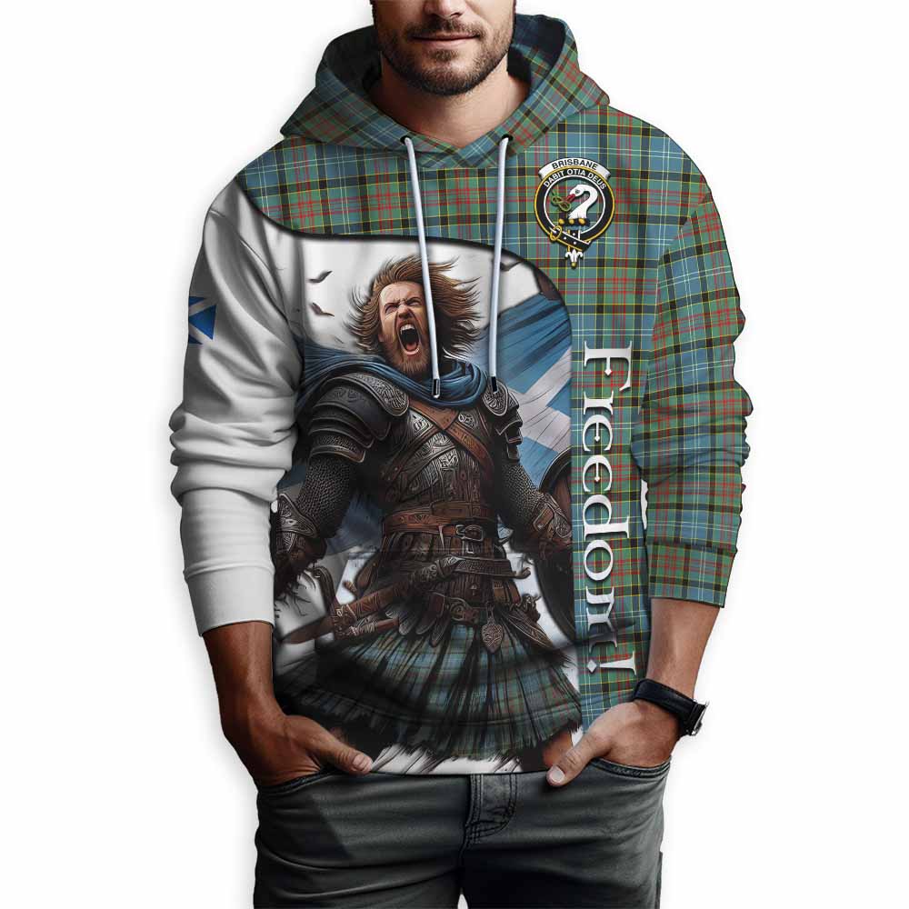 Tartan Vibes Clothing Brisbane Crest Tartan Hoodie Inspired by the Freedom of Scottish Warrior