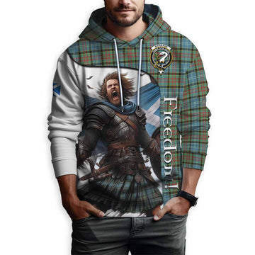 Brisbane Crest Tartan Hoodie Inspired by the Freedom of Scottish Warrior