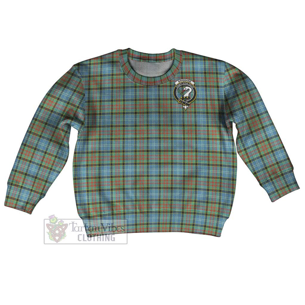 Tartan Vibes Clothing Brisbane Tartan Kid Ugly Sweater with Family Crest