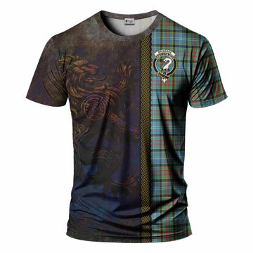 Brisbane Tartan Family Crest T-Shirt Alba Gu Brath Be Brave Lion Ancient Style Kid's Shirt - Tartan Vibes Clothing