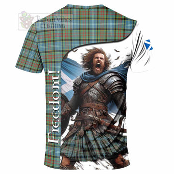 Brisbane Crest Tartan T-Shirt Inspired by the Freedom of Scottish Warrior