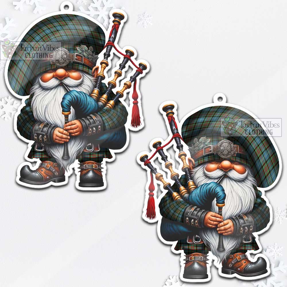 Tartan Vibes Clothing Brisbane Tartan Badpiper Gnome Christmas Ornament