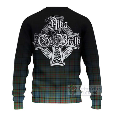 Brisbane Tartan Ugly Sweater Featuring Alba Gu Brath Family Crest Celtic Inspired