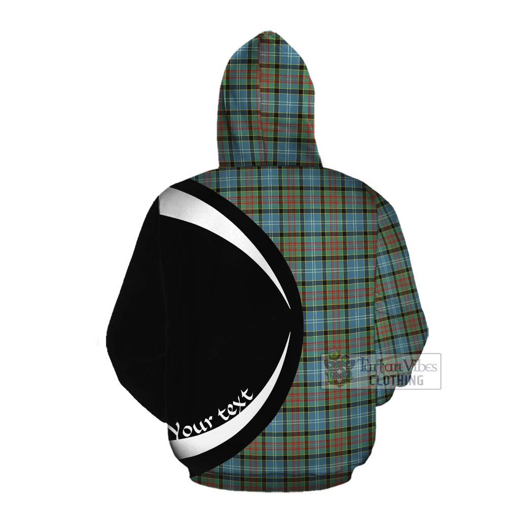 Tartan Vibes Clothing Brisbane Tartan Cotton Hoodie with Family Crest Circle Style