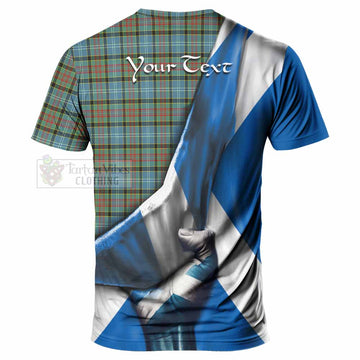 Brisbane Tartan T-Shirt with Family Crest Scotland Patriotic Style