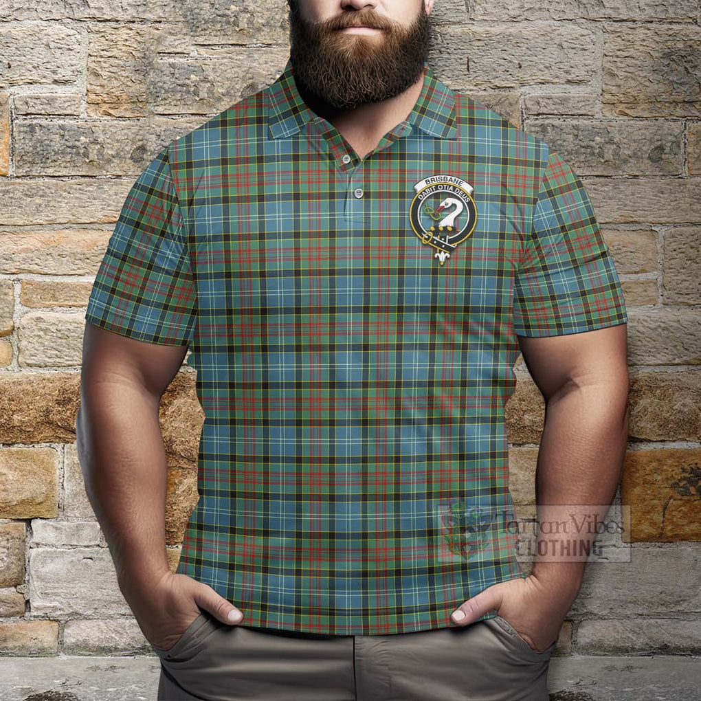 Tartan Vibes Clothing Brisbane Tartan Polo Shirt with Family Crest Celtic Skull Style