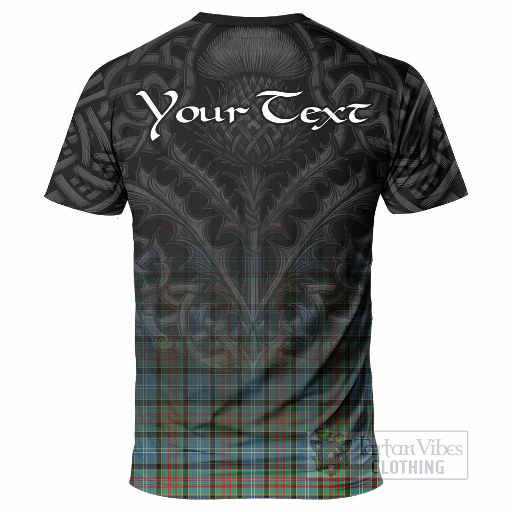 Tartan Vibes Clothing Brisbane Tartan T-Shirt with Family Crest Celtic Thistle Vibes