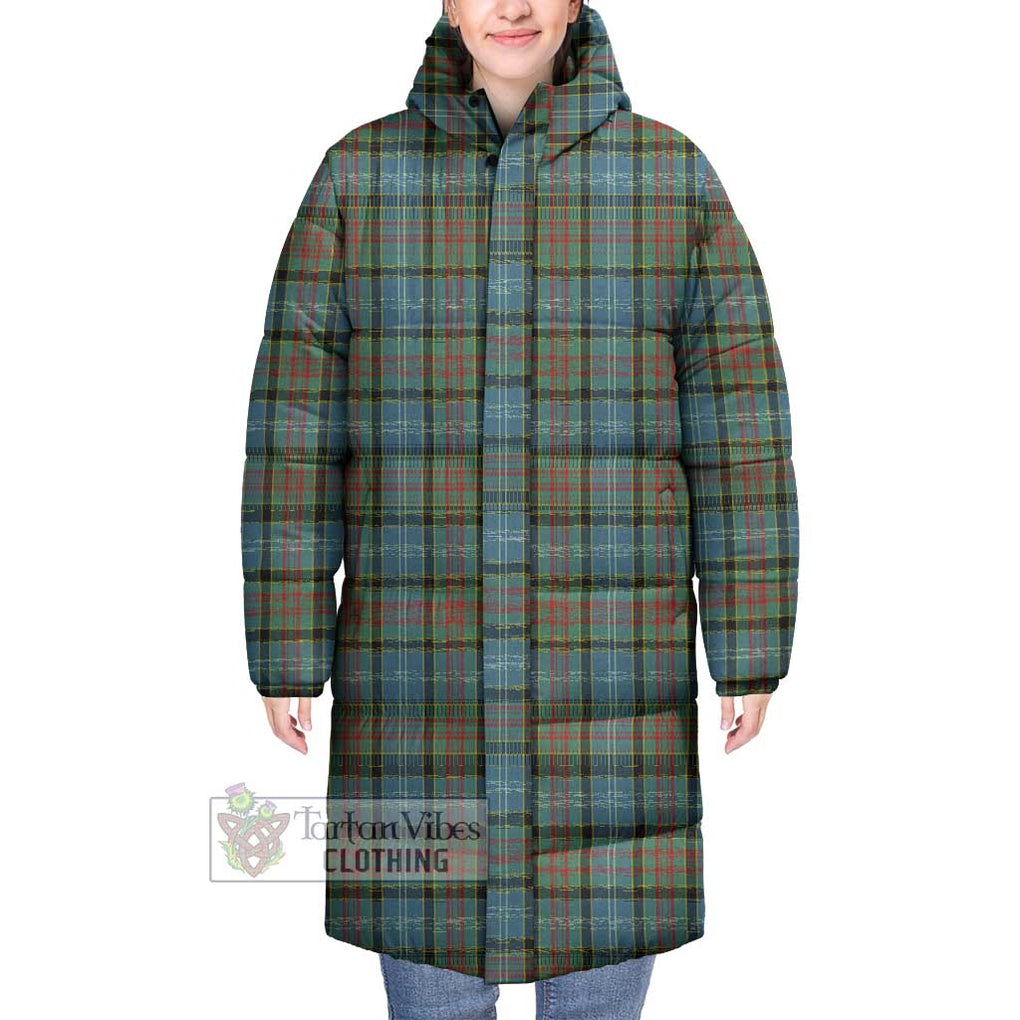 Tartan Vibes Clothing Brisbane Tartan Long Down Jacket