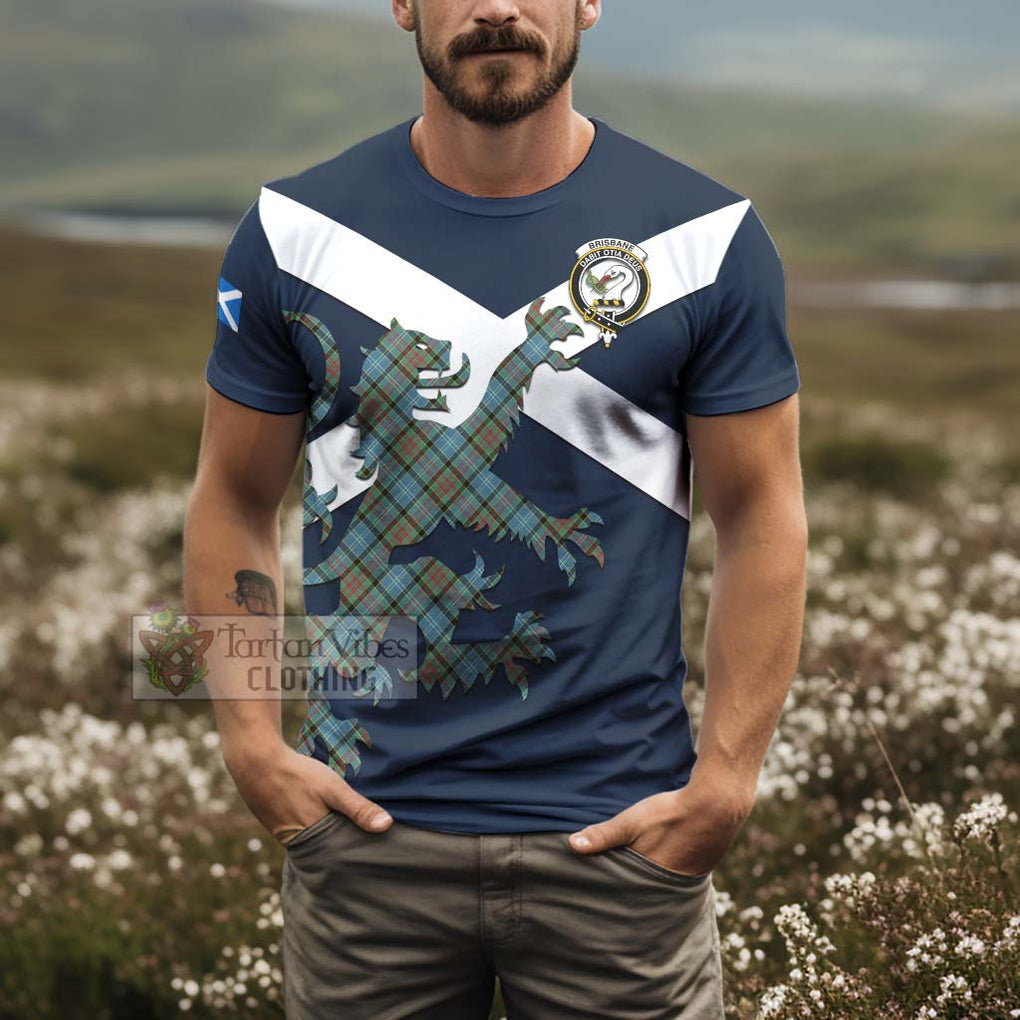 Tartan Vibes Clothing Brisbane Tartan Lion Rampant T-Shirt – Proudly Display Your Heritage with Alba Gu Brath and Clan Name