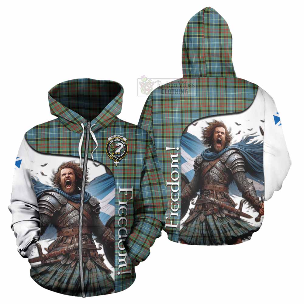 Tartan Vibes Clothing Brisbane Crest Tartan Hoodie Inspired by the Freedom of Scottish Warrior