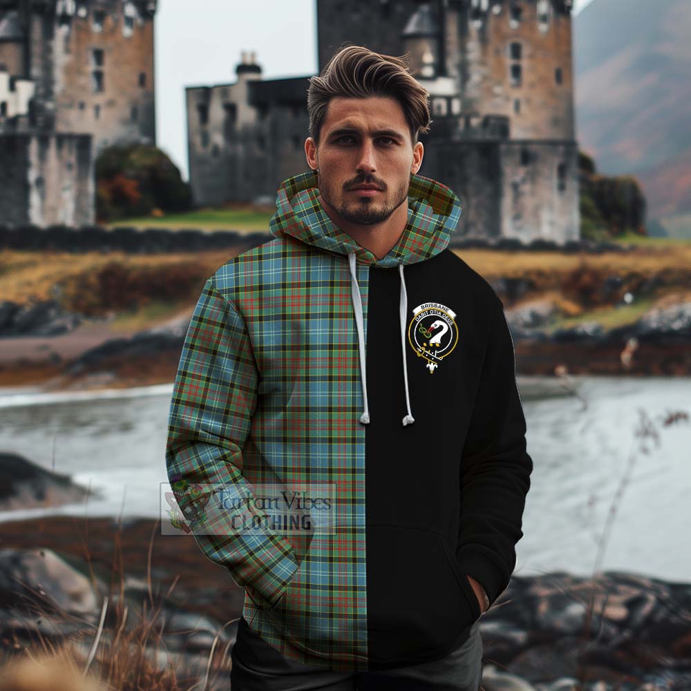 Tartan Vibes Clothing Brisbane Tartan Cotton Hoodie with Family Crest and Half Of Me Style