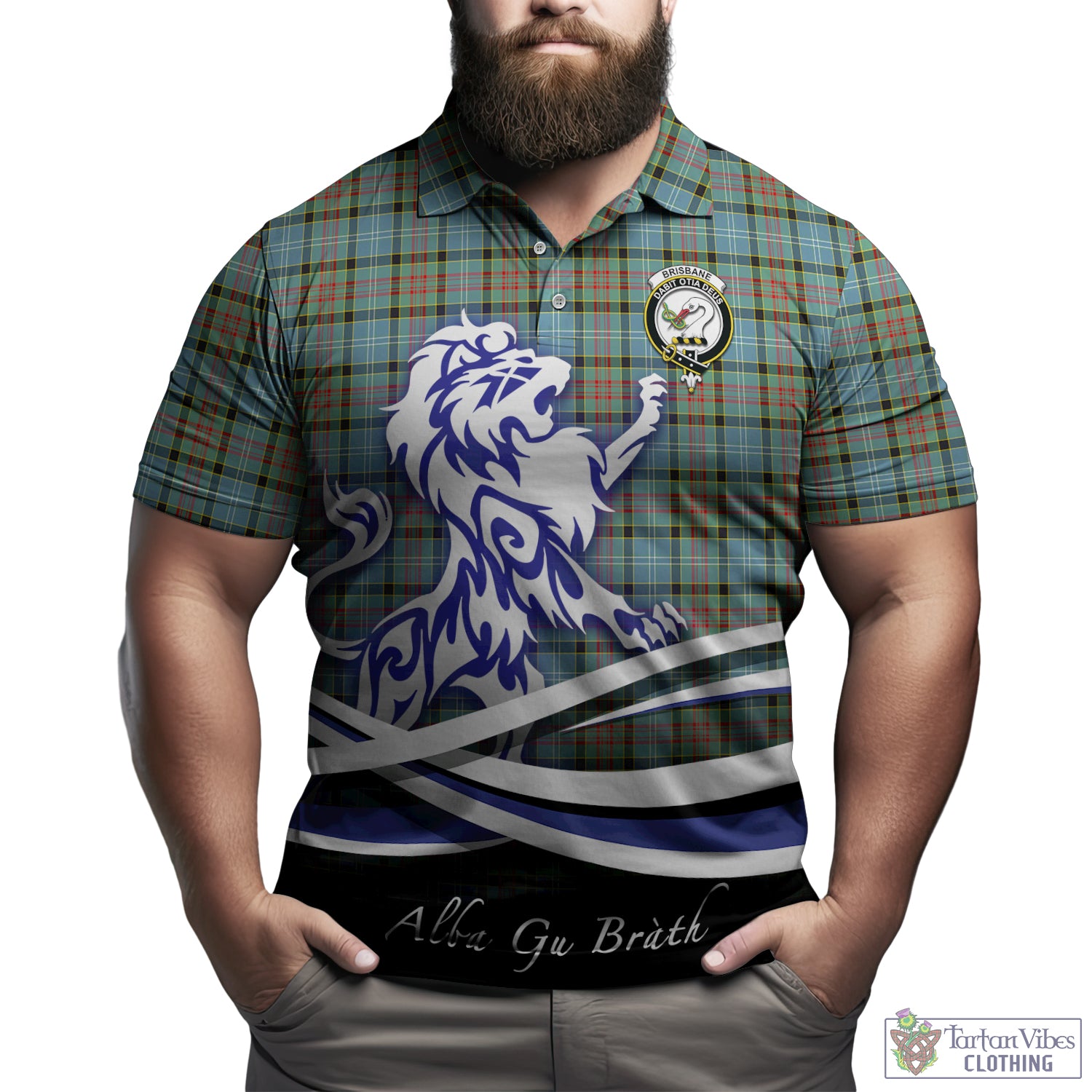 brisbane-modern-tartan-polo-shirt-with-alba-gu-brath-regal-lion-emblem