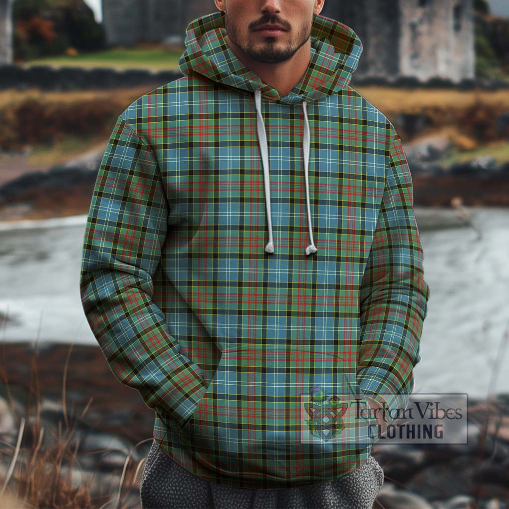 Brisbane Tartan Cotton Hoodie Pullover Hoodie XS - Tartan Vibes Clothing