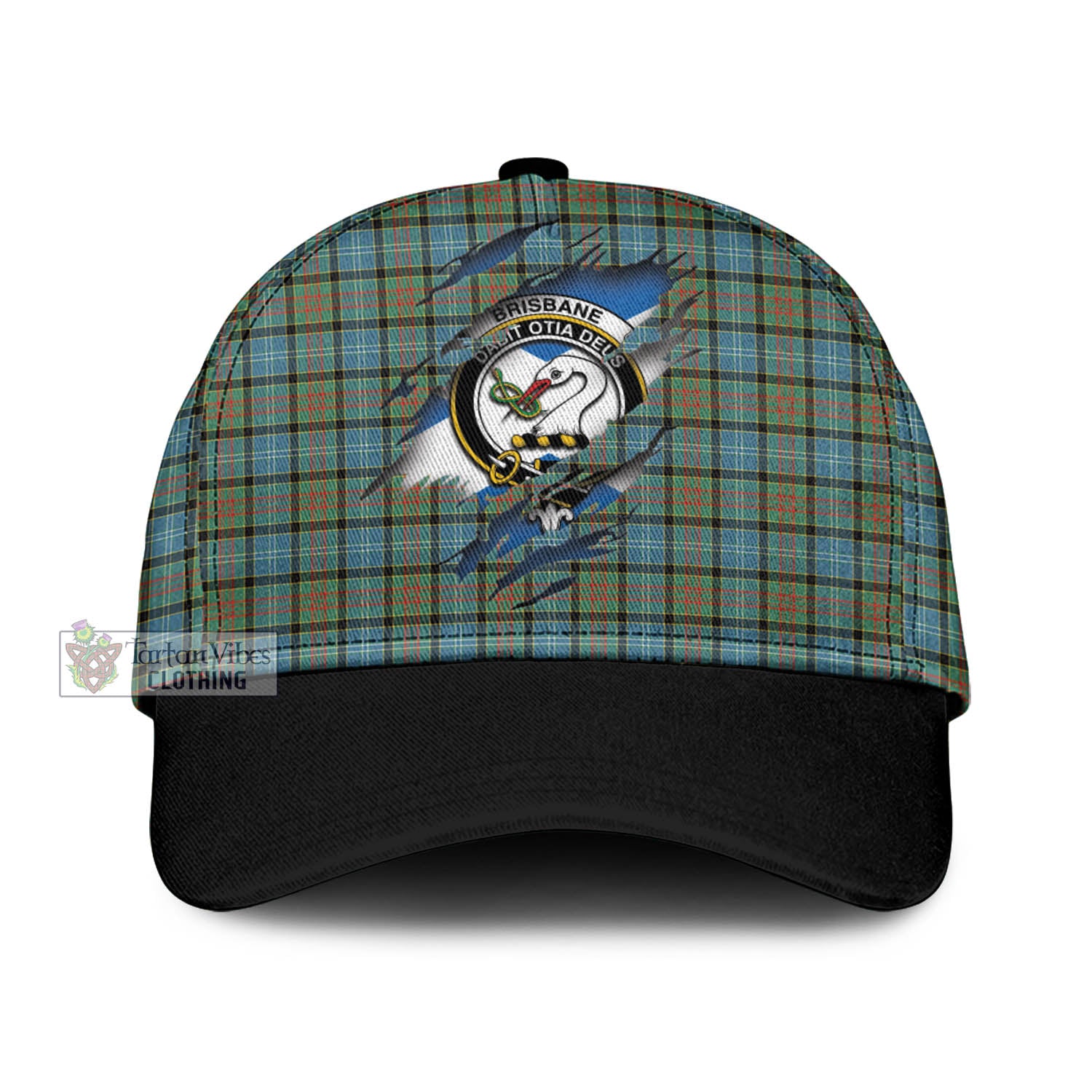 Tartan Vibes Clothing Brisbane Modern Tartan Classic Cap with Family Crest In Me Style