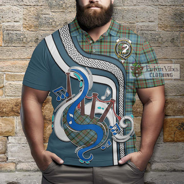 Brisbane Tartan Polo Shirt with Epic Bagpipe Style