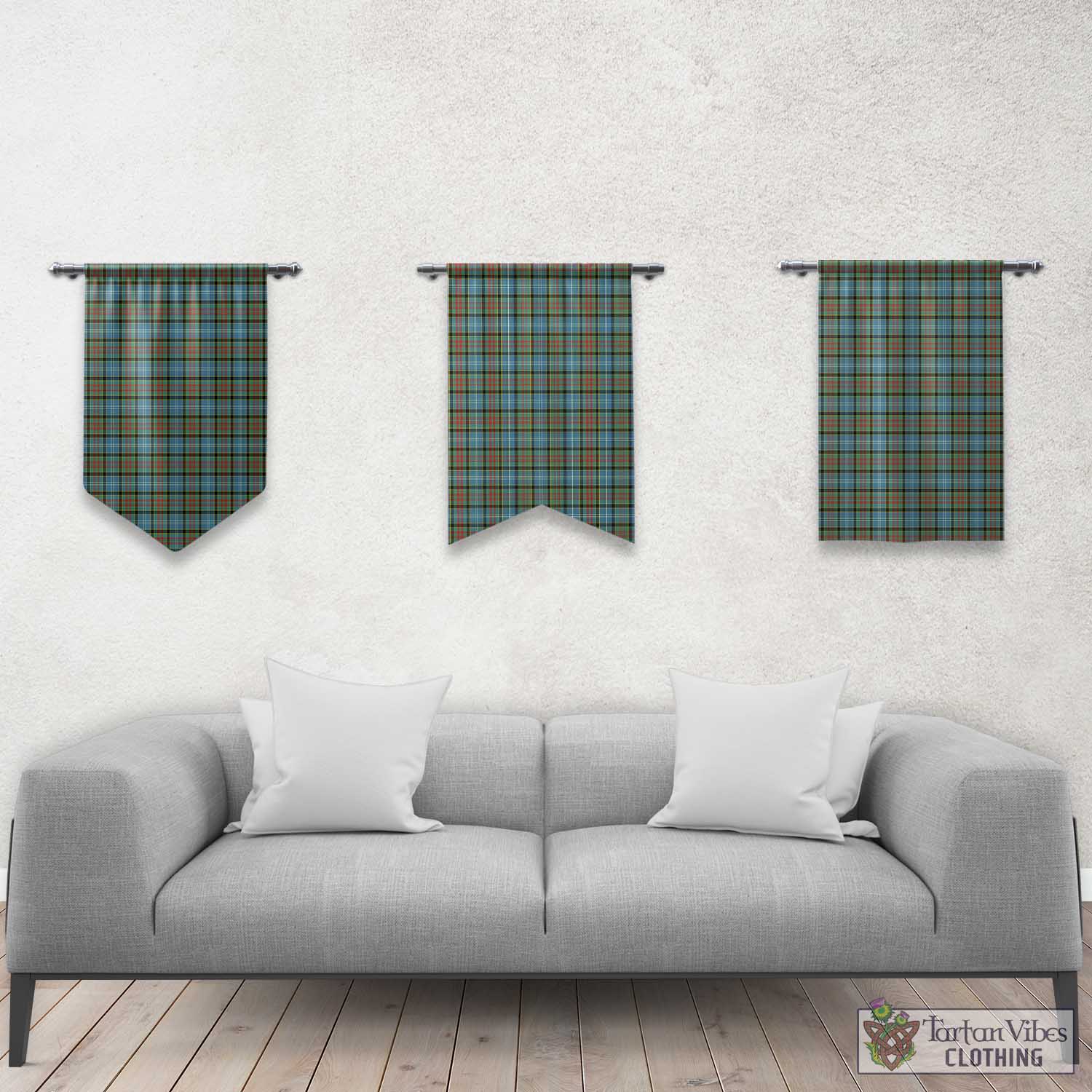 Tartan Vibes Clothing Brisbane modern Tartan Gonfalon, Tartan Banner