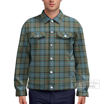 Brisbane Tartan Unisex Lapel Cotton Jacket