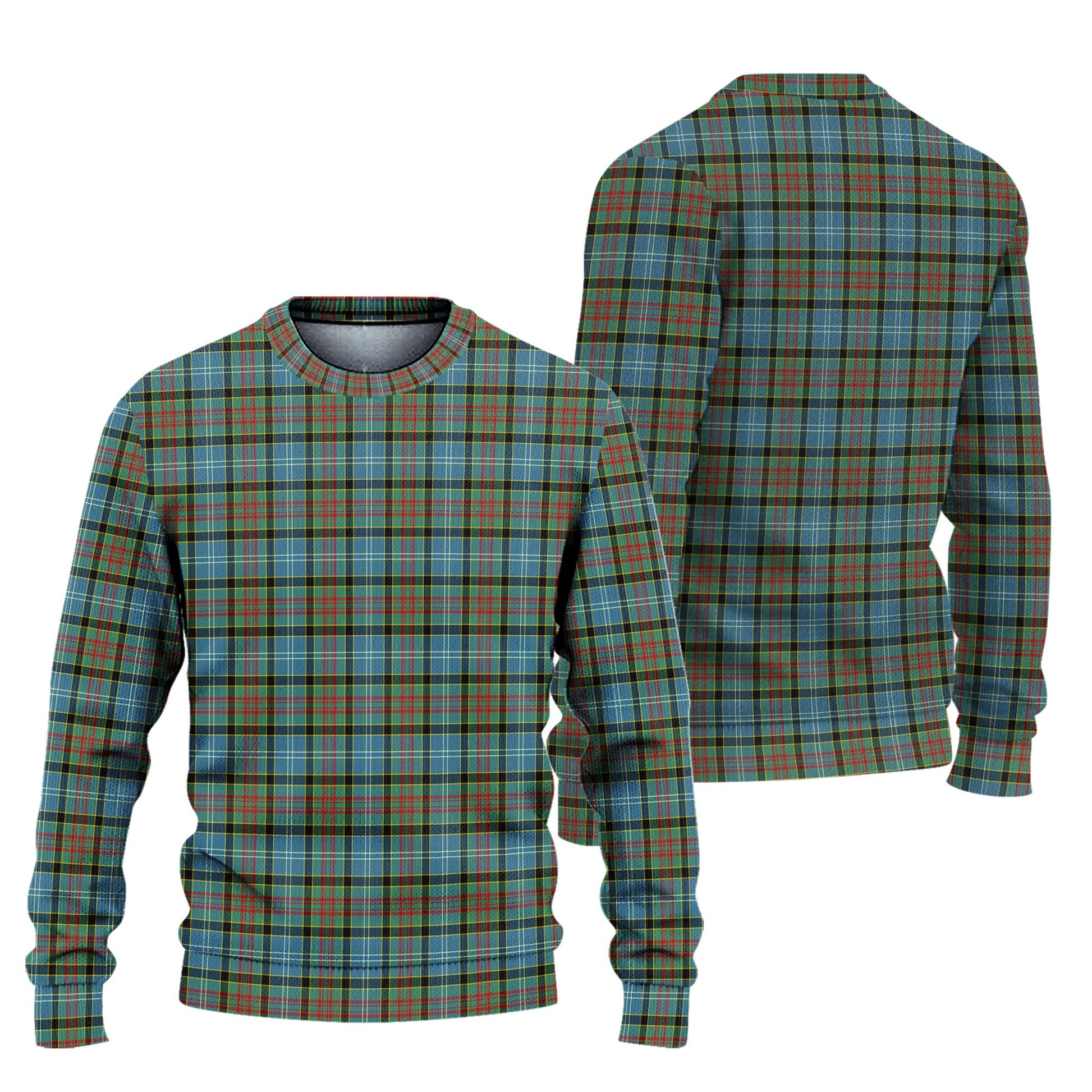 Brisbane modern Tartan Knitted Sweater Unisex - Tartanvibesclothing