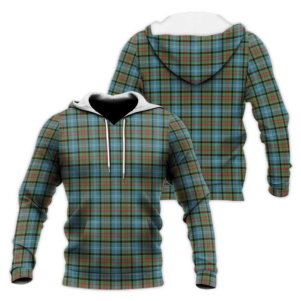 Brisbane modern Tartan Knitted Hoodie Unisex Knitted Hoodie - Tartanvibesclothing