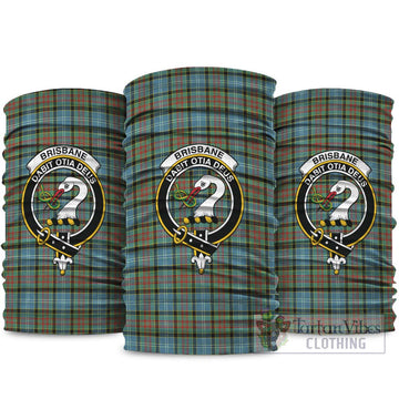 Brisbane Tartan Neck Gaiters, Tartan Bandanas, Tartan Head Band with Family Crest